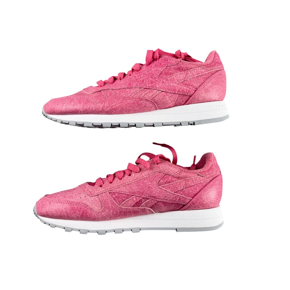 Reebok Classic Leather Eames Astro Pink Distressed Sneakers FZ5860 Womens 7 NICE - Picture 2 of 14